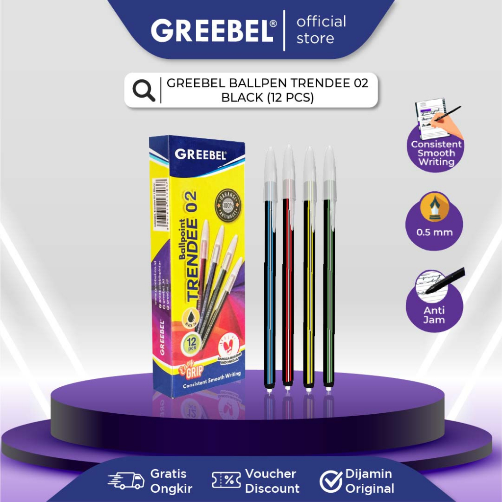 

Pen Bolpen Ball Point Murah isi 12 pcs