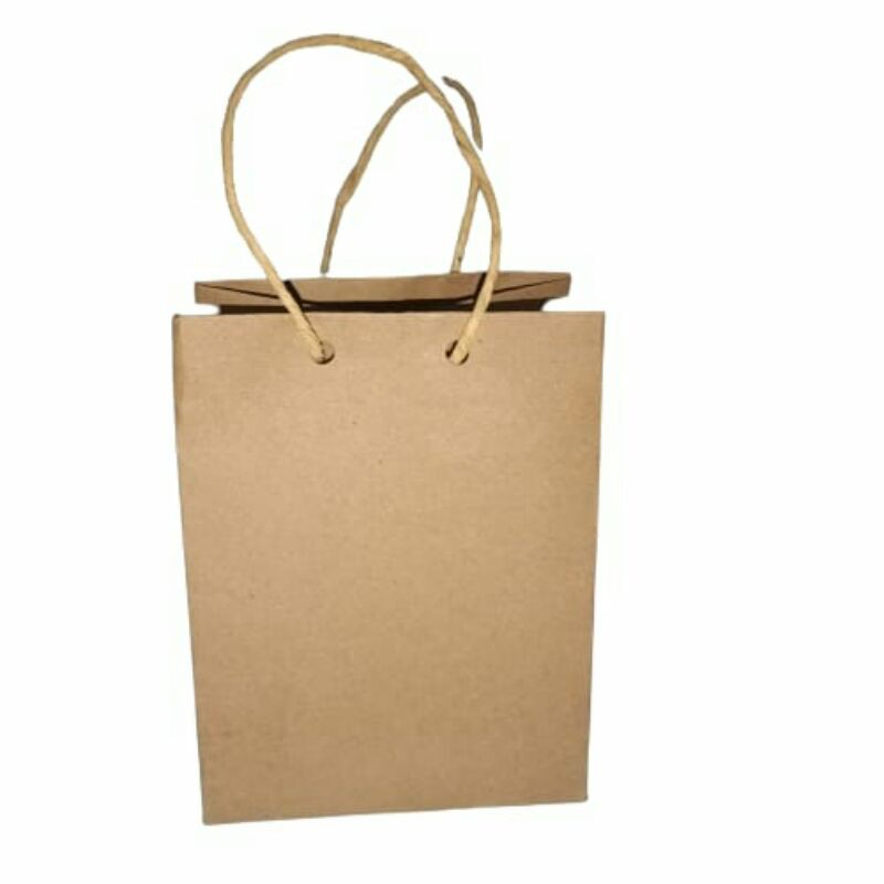

Paperbag Paper Bag Coklat Polos ukuran 10x8x15