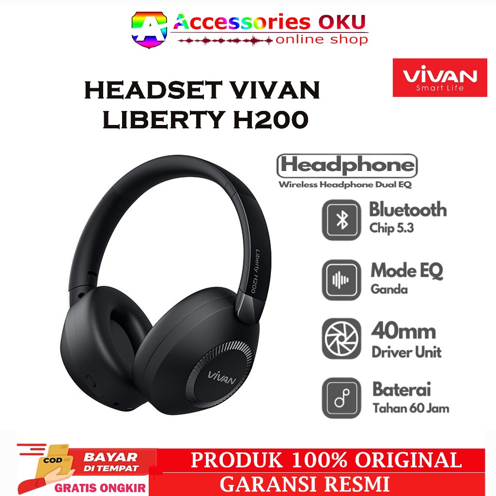 HEADSET VIVAN LIBERTY H200