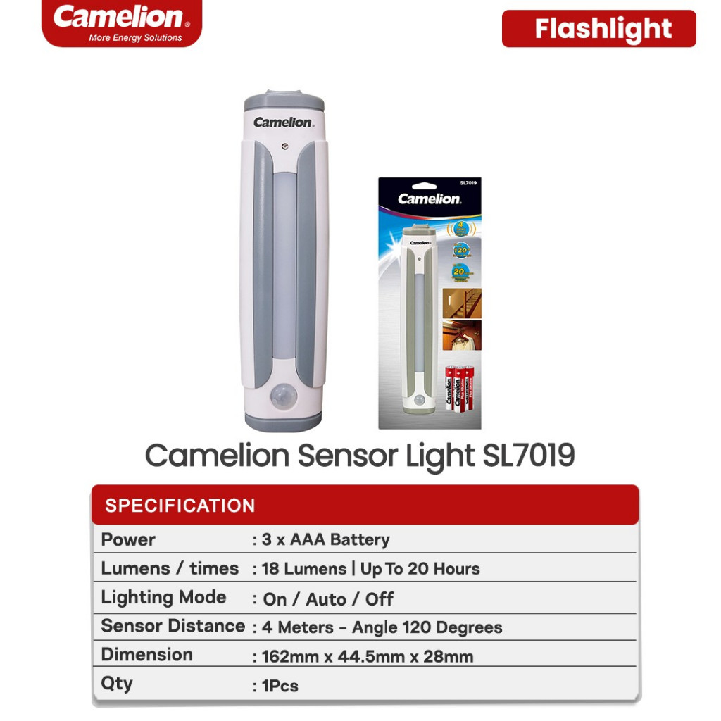 Camelion SL 7019 Lampu Sensor - lampu led sensor lampu sensor lampu otomatis lampu lemari lampu hote