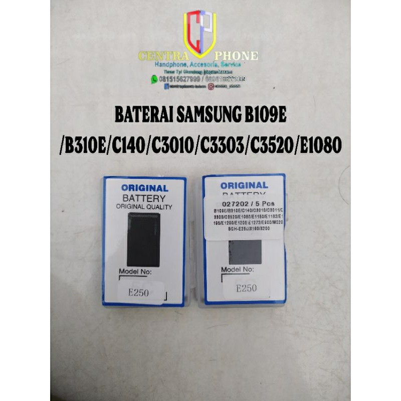 BATRE/BATREI/BATERAI SAMSUNG B109E/B310E/C140/C3010/C3011/C3303/C3520/E1080/E1150/E250