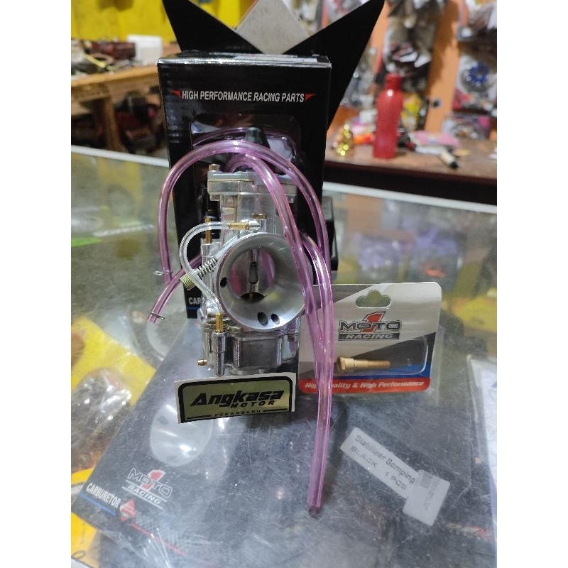 karburator moto1 racing pwk 32mm sudah dilengkapi nozzle cadangan