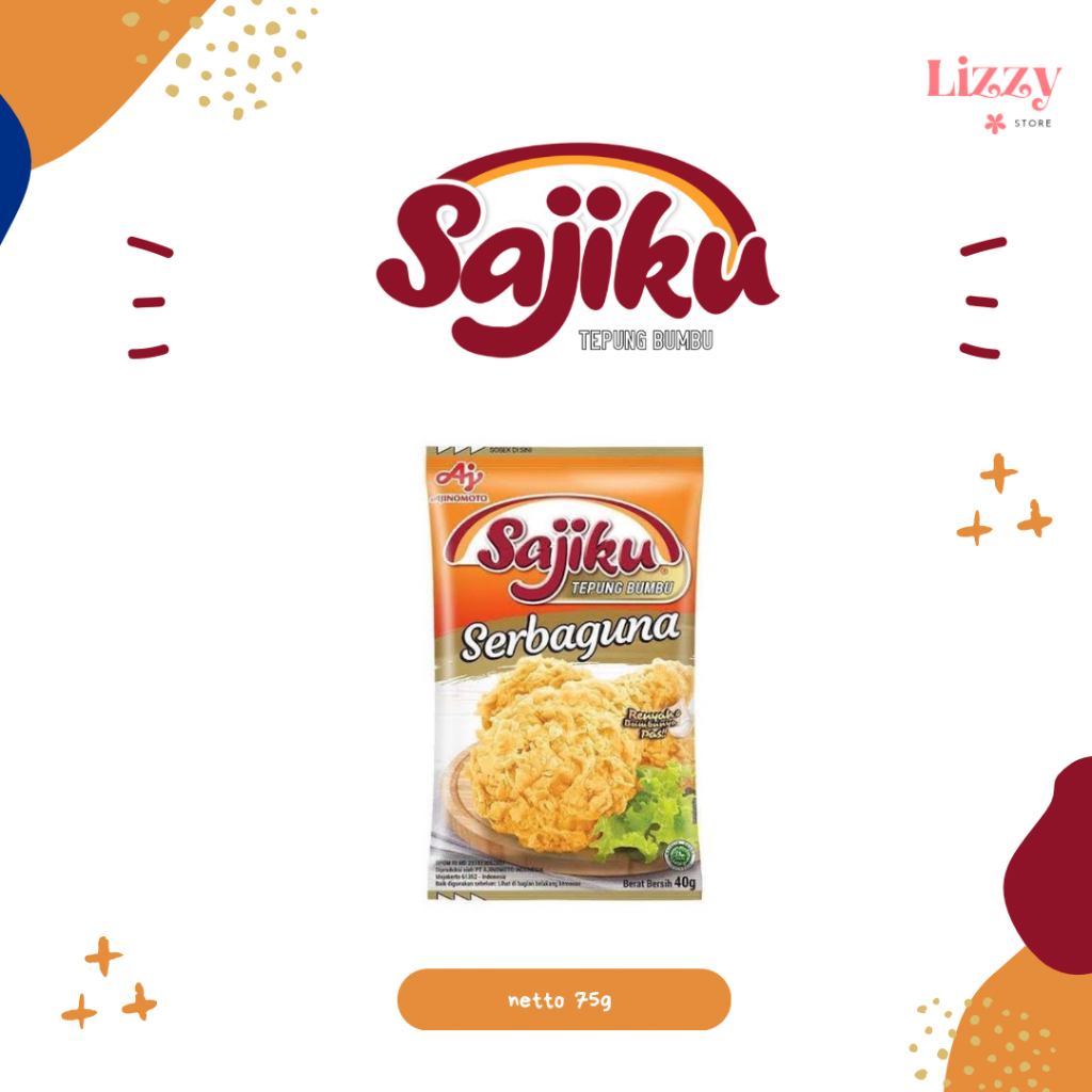 

Sajiku Tepung Bumbu Serbaguna Renyah Kemasan 75g | 40 gr