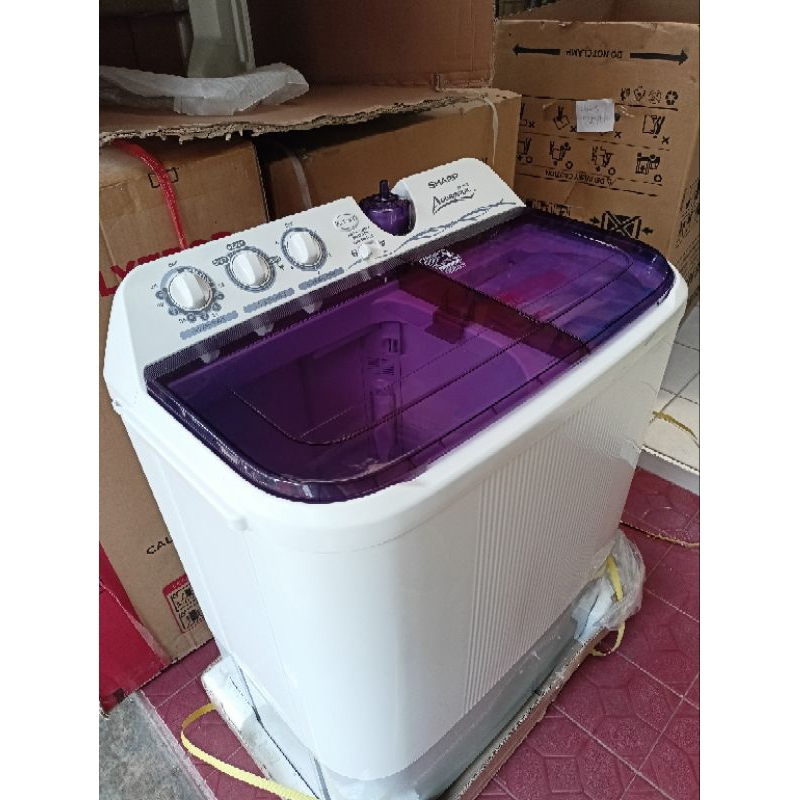 Mesin cuci Sharp 2tabung ES-T95CR