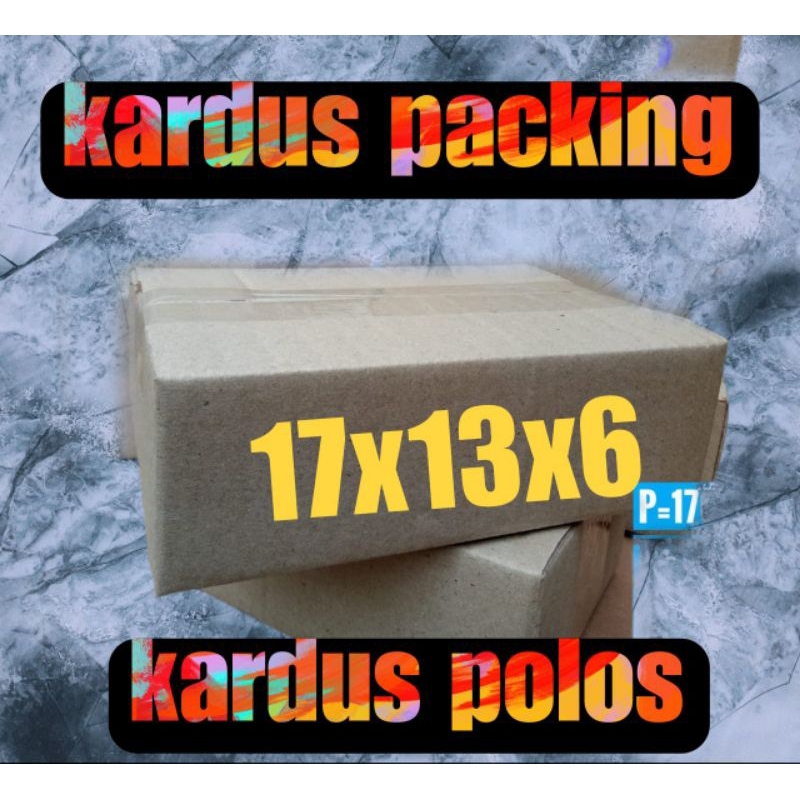 

kardus UK 17x13x6 kardus polos kardus sedang kardus mini