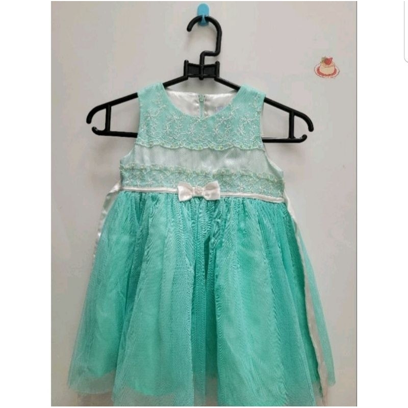 (Preloved) Donita Dress Pesta Tosca Size: 1 tahun