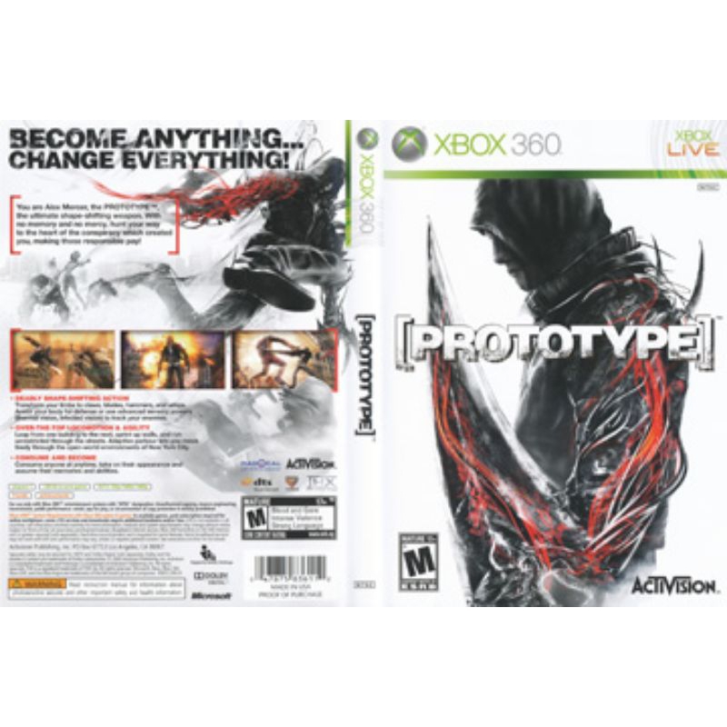GAMES XBOX 360 MICROSOFT PROTOTYPE