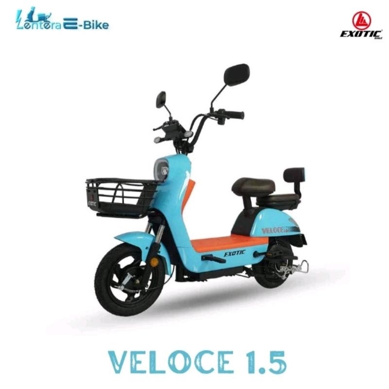 SEPEDA LISTRIK EXOTIC VELOCE 1.5 BIRU