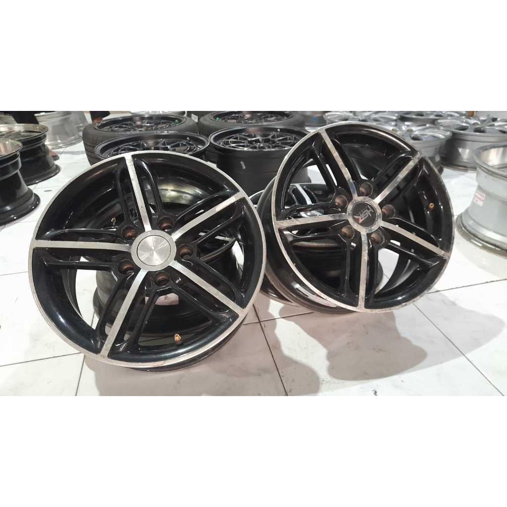 VELG BEKAS HSR BARAKAN RING15 X6,5 5X114 ET38 COCOK DI ERTIGA INOVA LUXIO APV