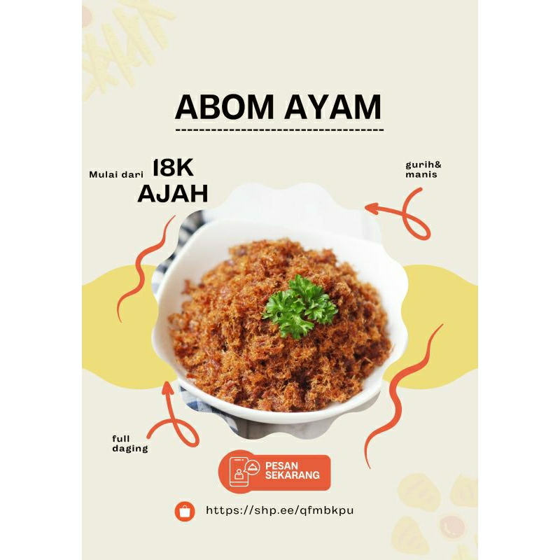 

abon ayam asli