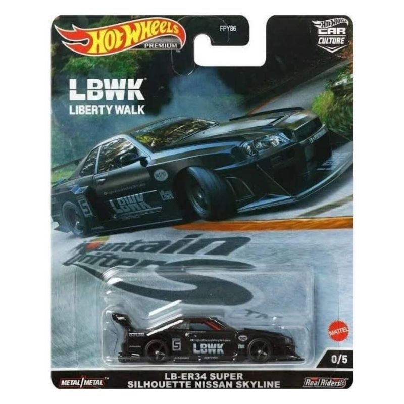 Hotwheels LB-ER 34 Super Silhoutte Nissan Skyline Chase Car