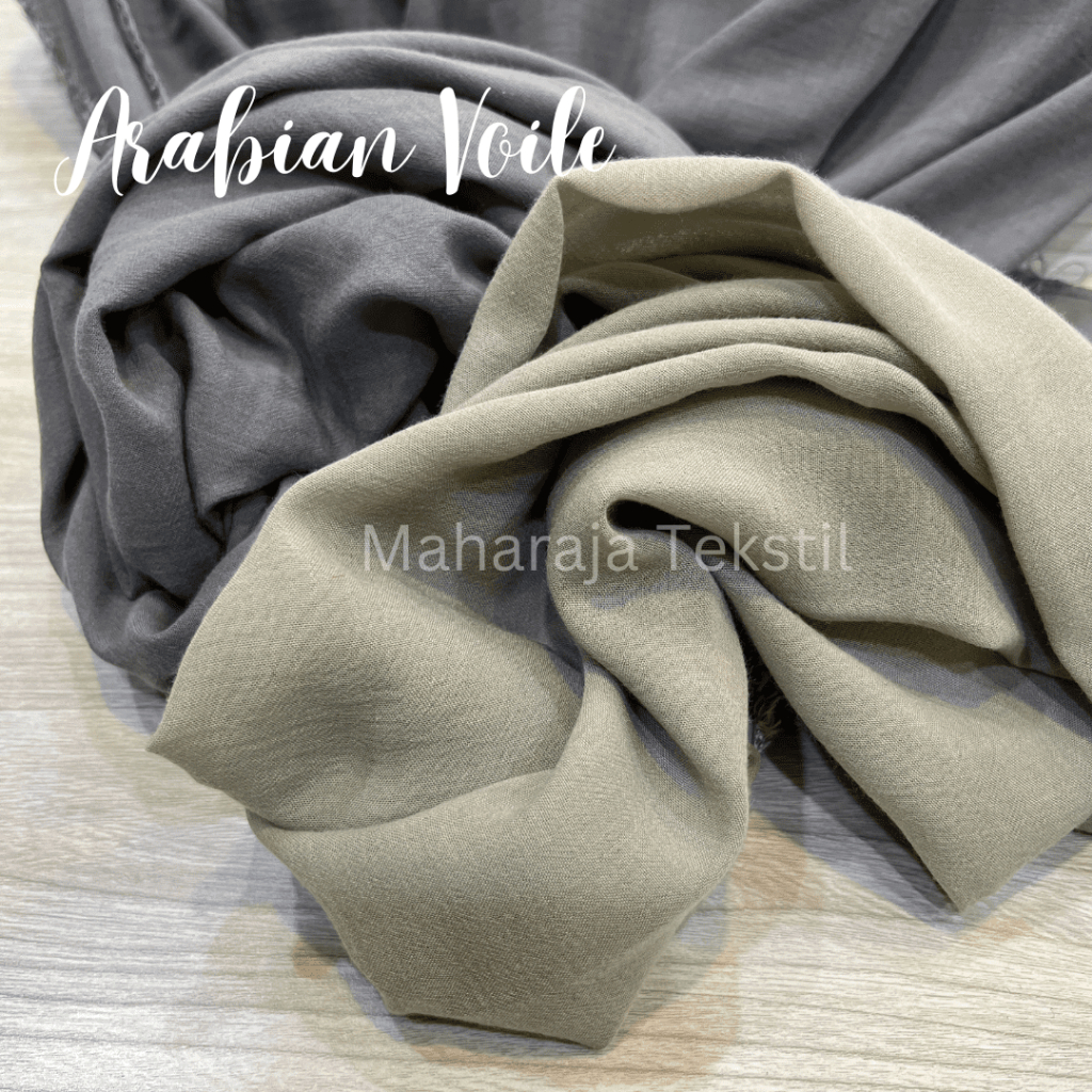 Bahan Kain Arabian  Voile / Voal Arabian / Voal Syari / Arabiain Voile / Bahan Kerudung Best Seller