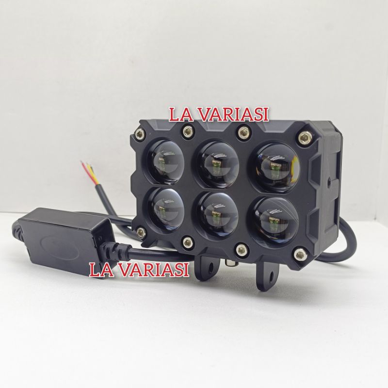 Lampu Laser 6 MATA Sorot  Projector Laser  Tembak Sorot (HRGA 1PCS)