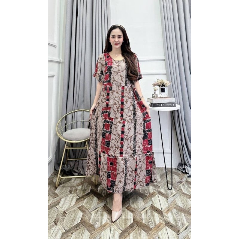 dres batik rumahan daster super adem