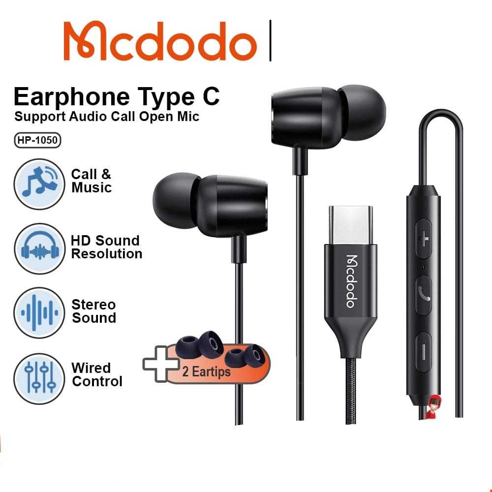 Headset Type C Mcdodo Hp-1050