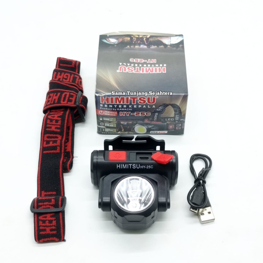 HIMITSU SENTER KEPALA (HY-25C) / SENTER CAMPING LED & COB