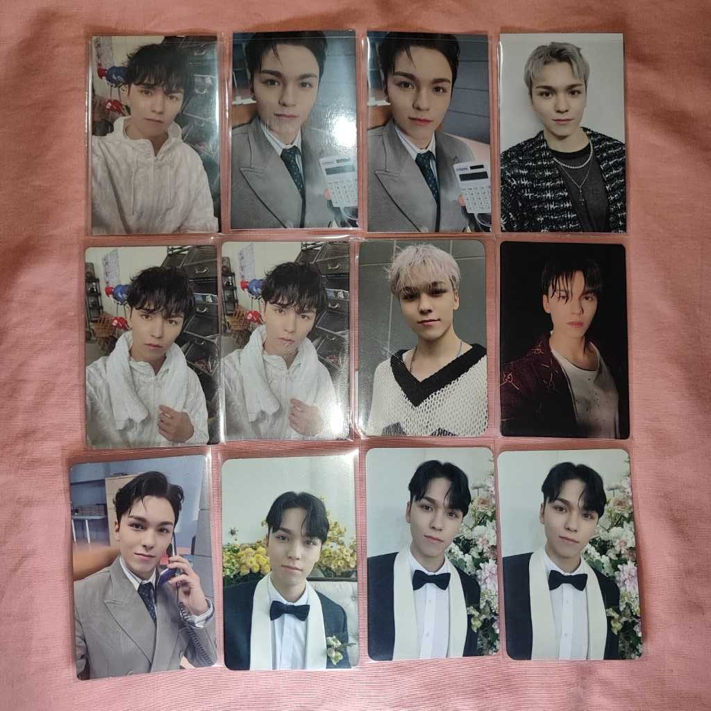VERNON PHOTOCARD BONON PC FML (ums jp japan carat reg ver osaka fanmeet yes24 musicplant fs fansign 