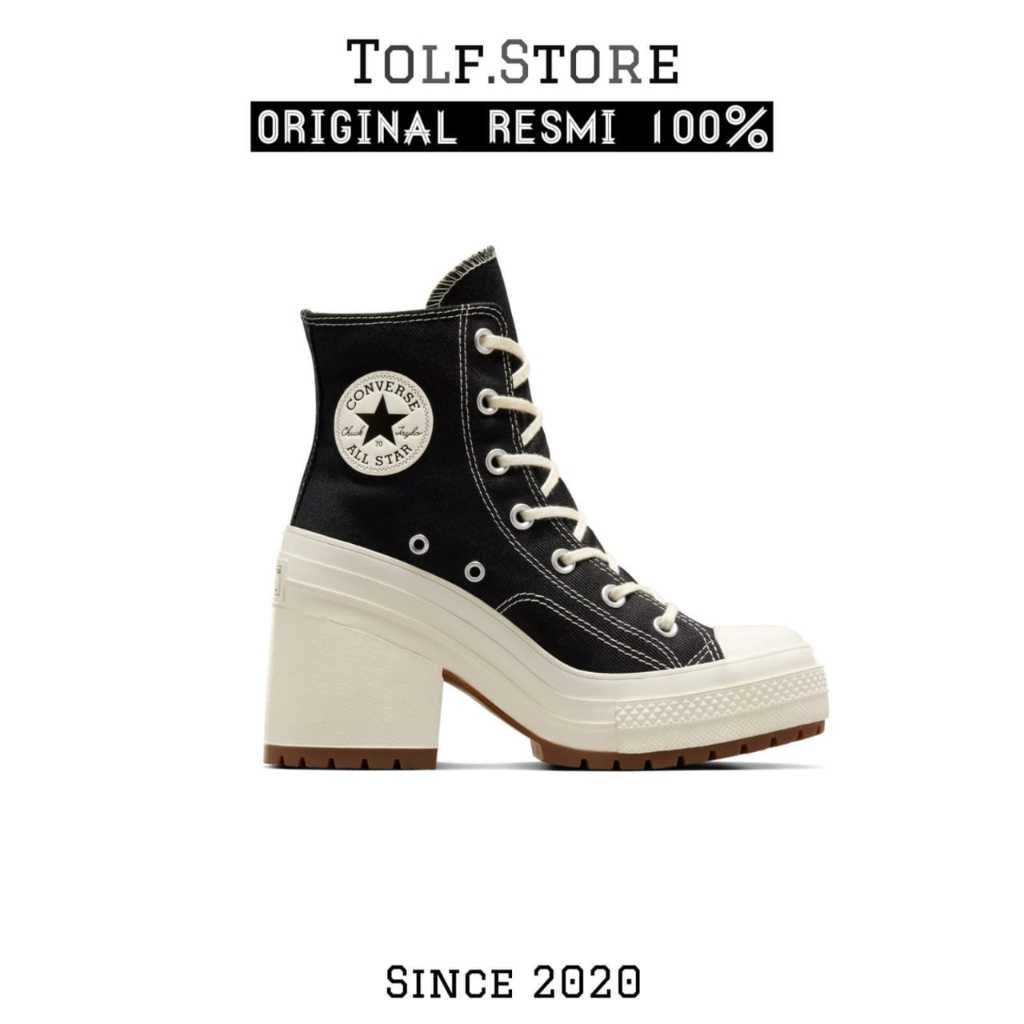 Converse Chuck 70 De Luxe Heel Black White