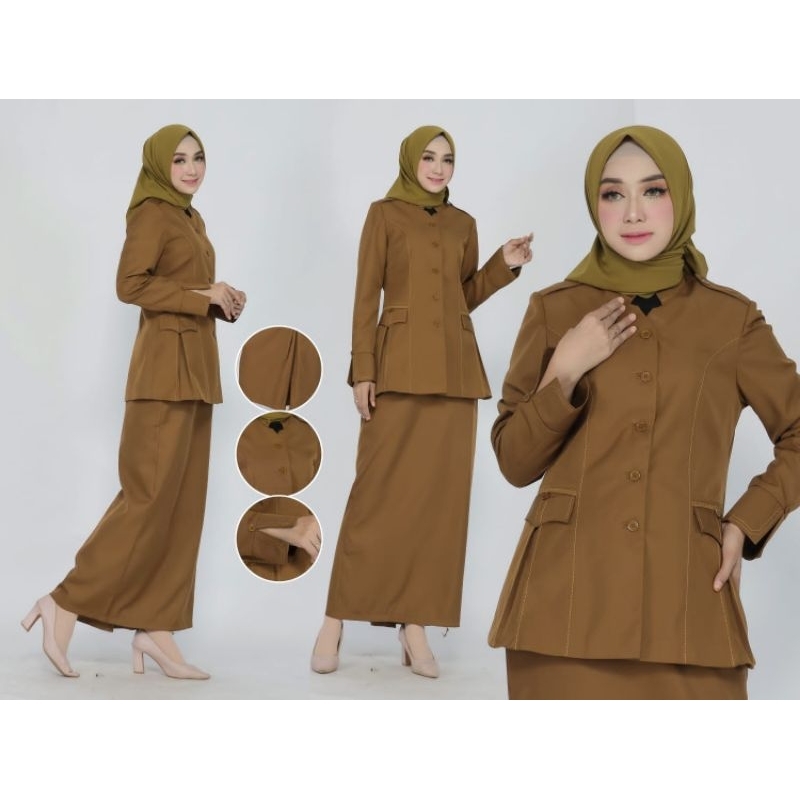 SET BLAZER PEMDA SWRAGAM KEKI PEMDA SERAGAM PNS SERAGAM DINAS ASN SERAGAM PDH BLAZER GURU BLAZER KER