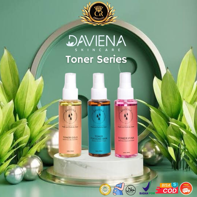 Ecer Toner Series Gold - Acne - Glowing Daviena Skincare
