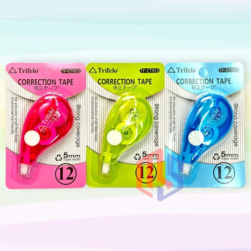

Correction Tape / Tip X Kertas Trifelo CT 915 (Pcs)