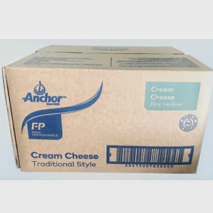 

Anchor Cream Cheese 20kg - Keju Cream Gosend/Grab Only!!!