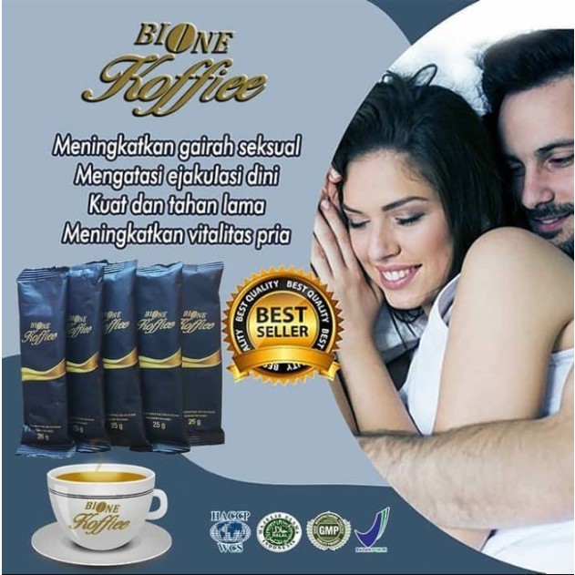 

Kopi Penambah Stamina Energi Bione Koffiee Bio Esa 1 Box isi 11 Sachet