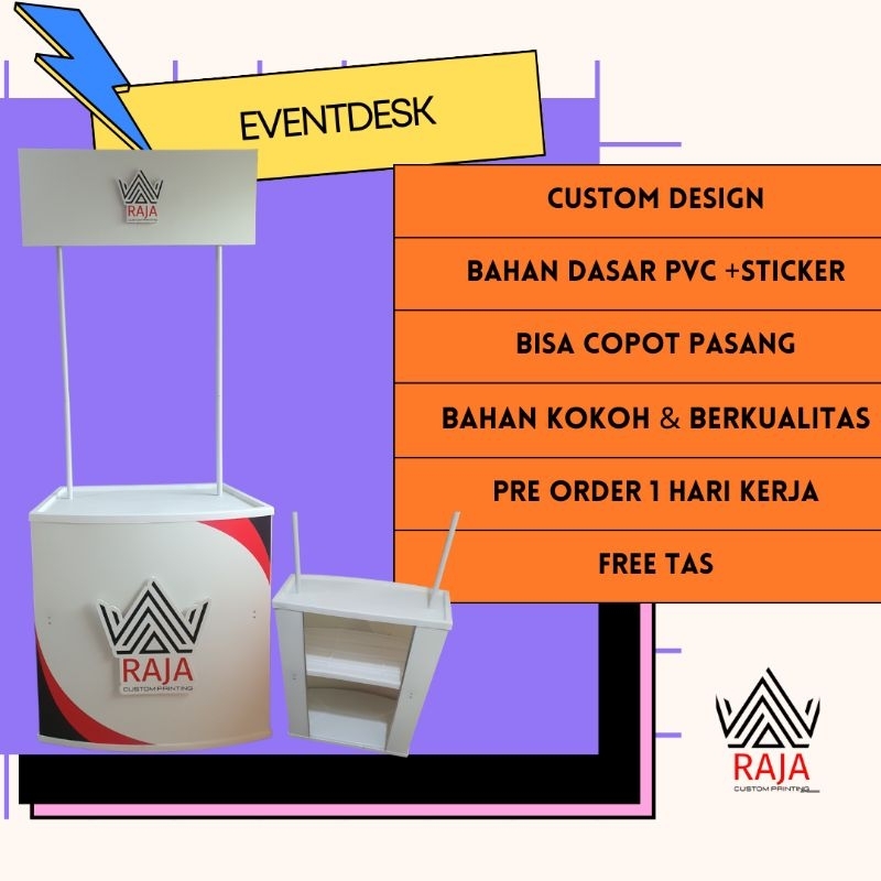 EVENT DESK/ MEJA PAMERAN/ MEJA PROMOSI