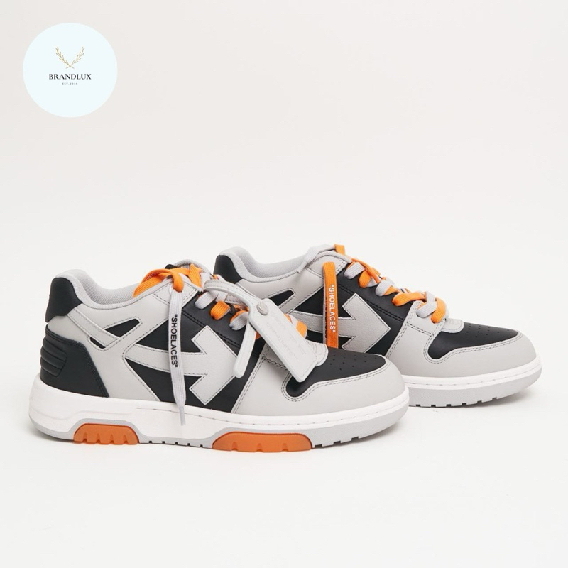 Off-White Out Of Office ‘OOO’ Sneakers Grey/Black/Orange