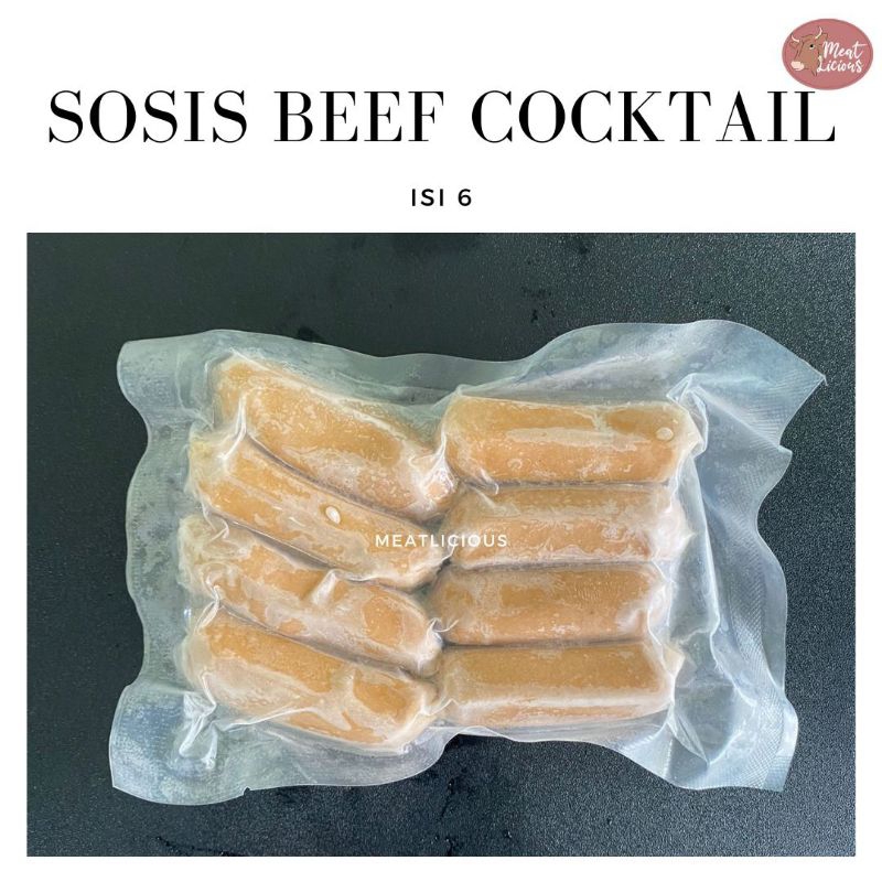 

Sosis Mini Beef Cocktail isi 6 - Sosis Sapi
