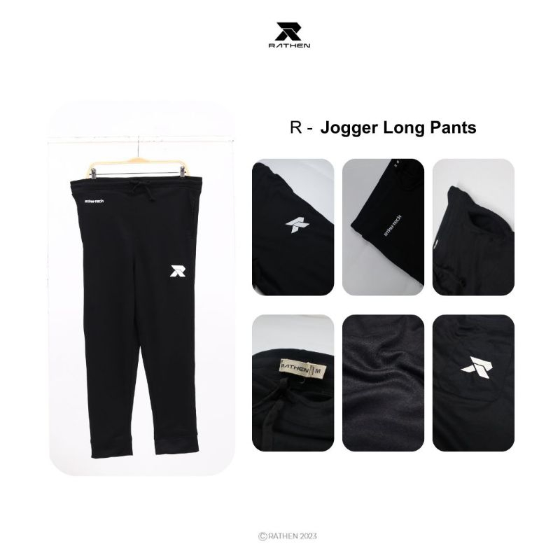 RATHEN - Celana Jogger Hitam