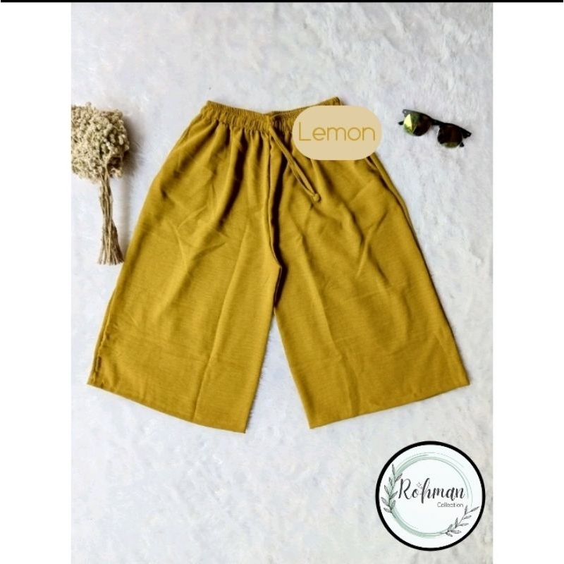 CELANA KULOT PENDEK WANITA 7/8 /KULOT CRINKLE AIRFLOW