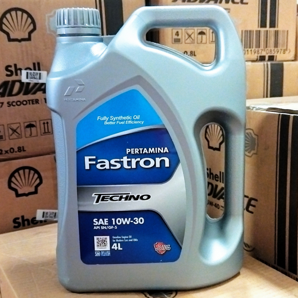 OLI MESIN MOBIL BENSIN PERTAMINA FASTRON TECHNO 10W-30 4 LITER
