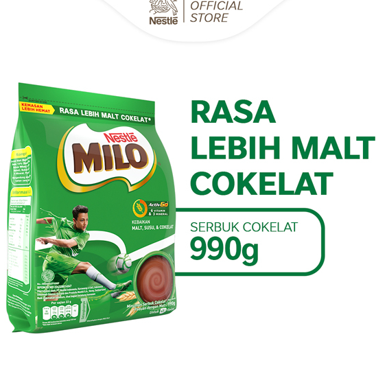 

➛➙❅⋆ MILO ACTIV-GO Susu Coklat Pouch 990 Gr