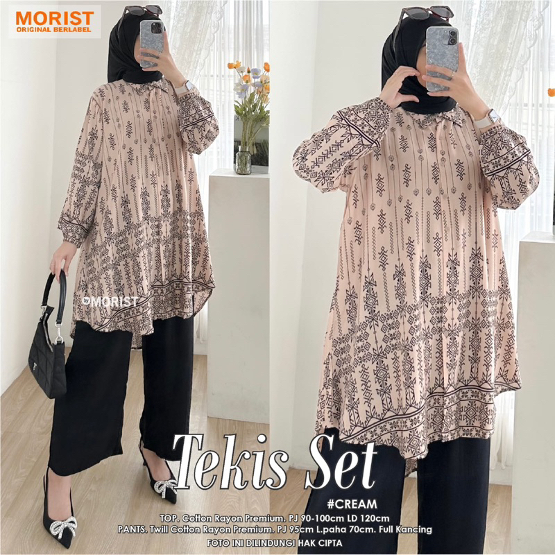 produk berlabel morist / tekis set