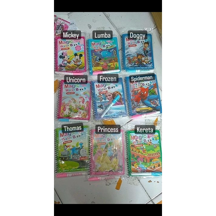 

Terupdate Buku Gambar - Buku Lukisan Anak / Magic water Book /Buku Mewarnai - Buku Stiker ➼➳✿✯