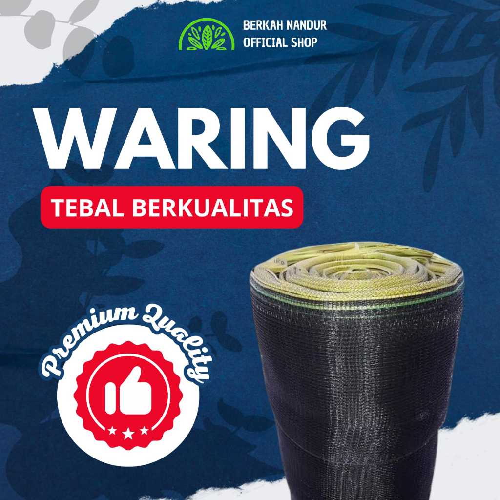 WARING HITAM JARING PAGAR KOLAM TAMBAK PERKEBUNAN