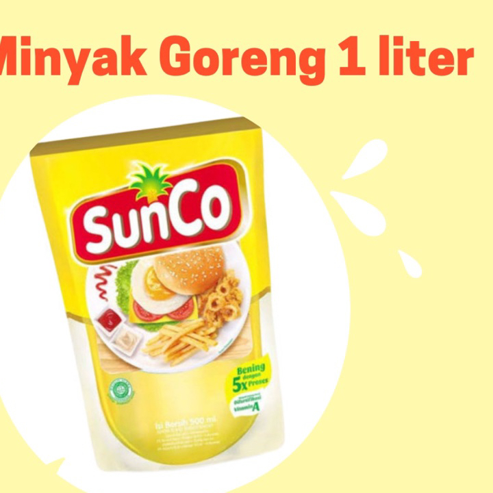 

Ready Stok SUNCO Minyak Goreng Refill Kemasan Pouch 1L Murah Banget