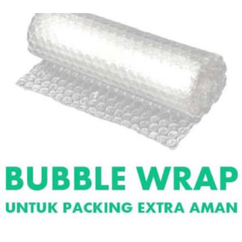 

Tambahan Bubble wrap untuk keamanan lebih pesanan anda