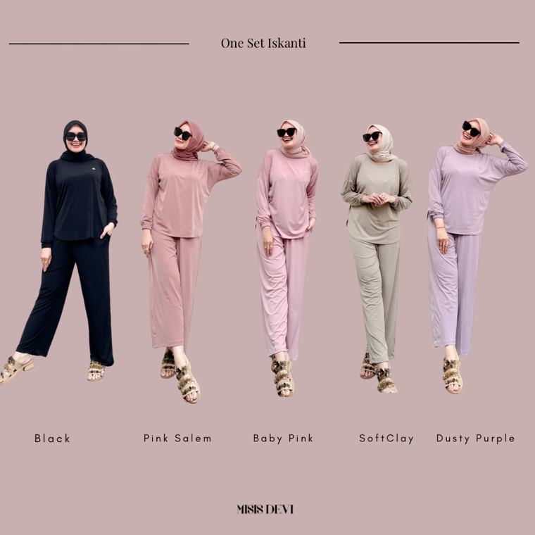 TREND TERBARU One Set Iskanti (Bergo Dijual Terpisah)