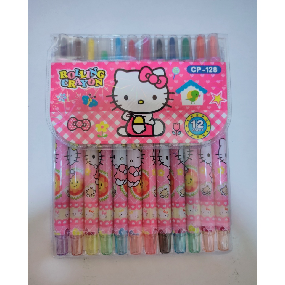 

Grosir Krayon Putar Panjang 12 Warna CP-128