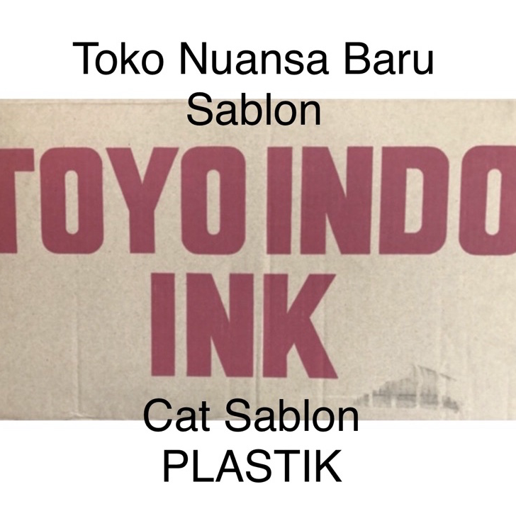 

☍✭✽ TOYO INDO POLYMATE-G (Cat / Tinta Sablon Plastik) (BERAT 1 KG)