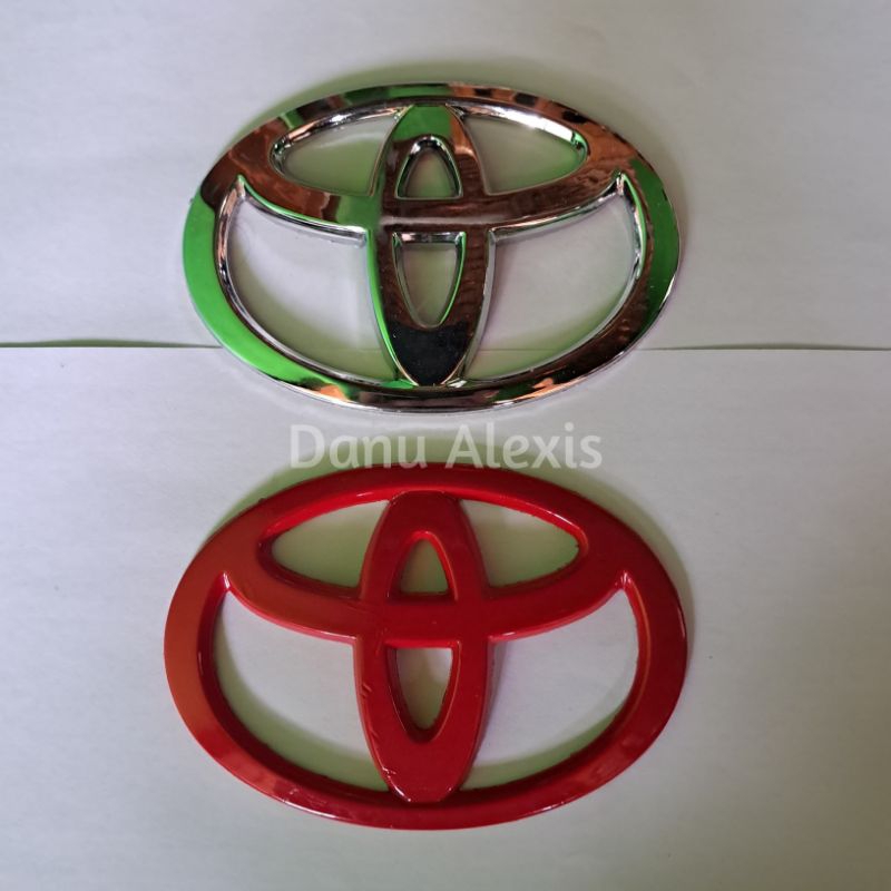 Emblem Logo Belakang Toyota Avanza Alya Rush Vios Altis Ukuran 12 cm