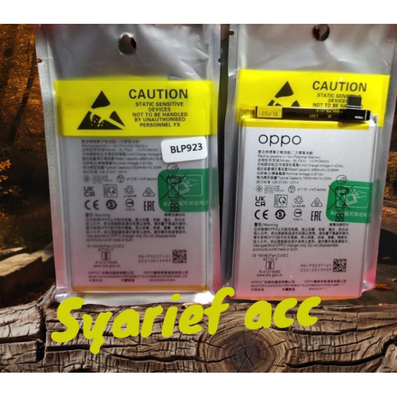 Baterai Oppo a57 2022 Baterai Oppo a77s Model blp 923 original asli kapasitas 4880mah