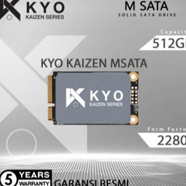 ➡✡✼ SSD MSATA KAIZEN 512 GB GARANSI RESMI 5 TAHUN SSD MSATA 512GB