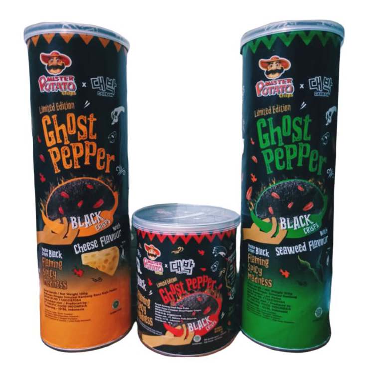 

Paling Popular Mister Potato X Ghost Pepper Limited Edition 45gr / 80gr Ready Stock