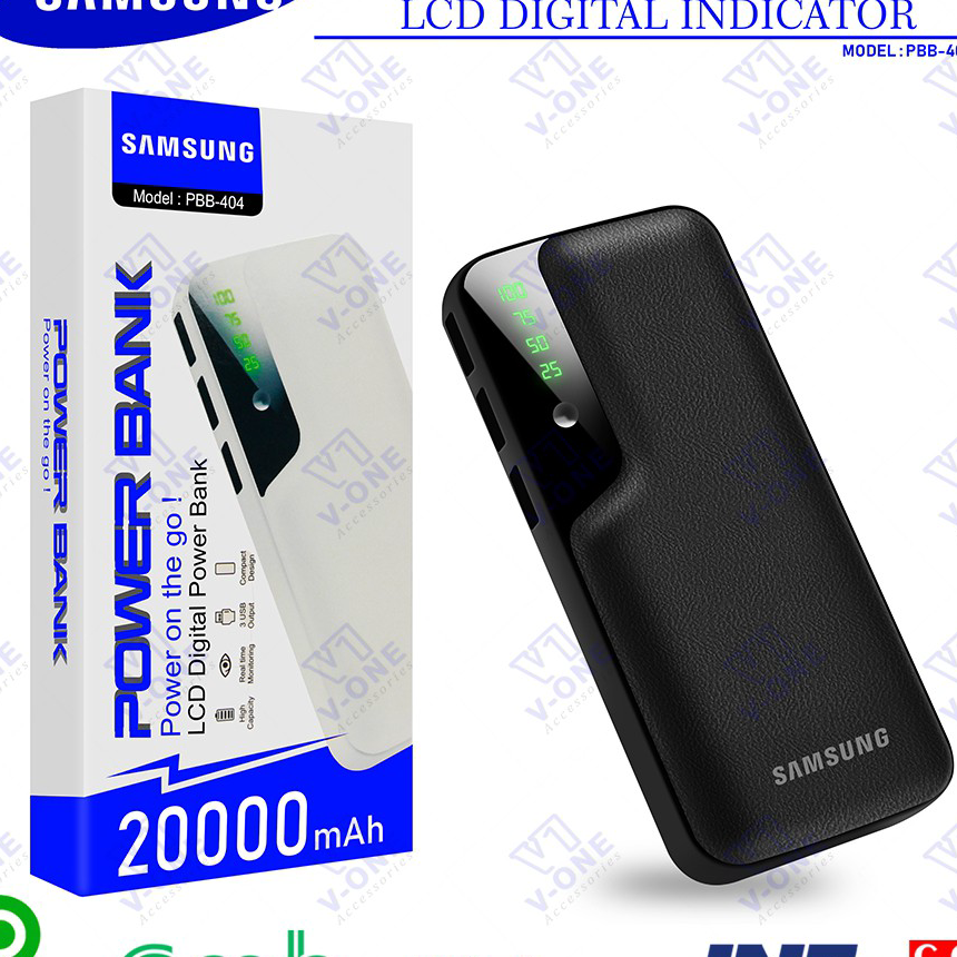 PROMO PB POWERBANK POWER BANK SAMSUNG MURAH KAPASITAS 20000 mAh PBB 404