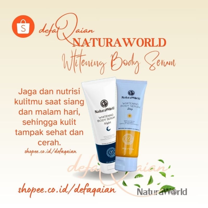 WHITENING BODY SERUM NATURA WORLD