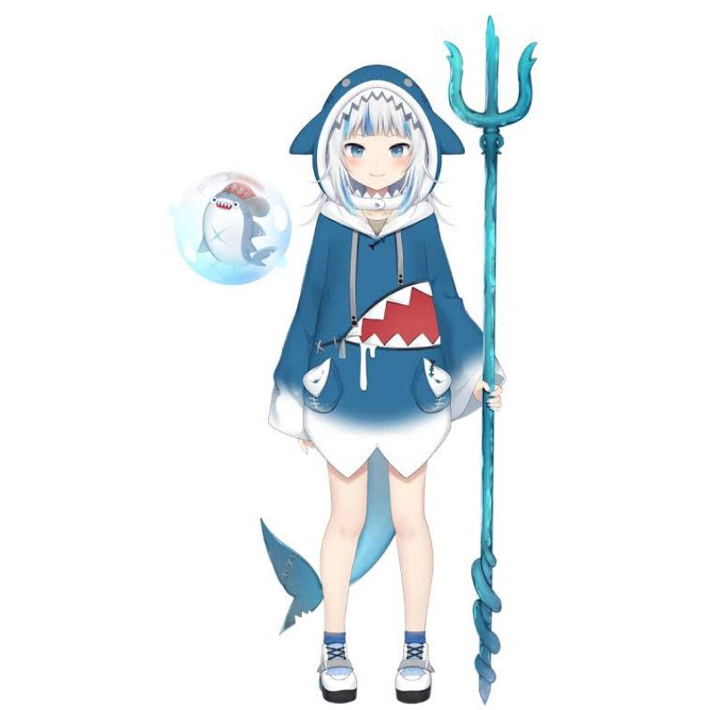 Trident Gawr Gura Hololive Cosplay