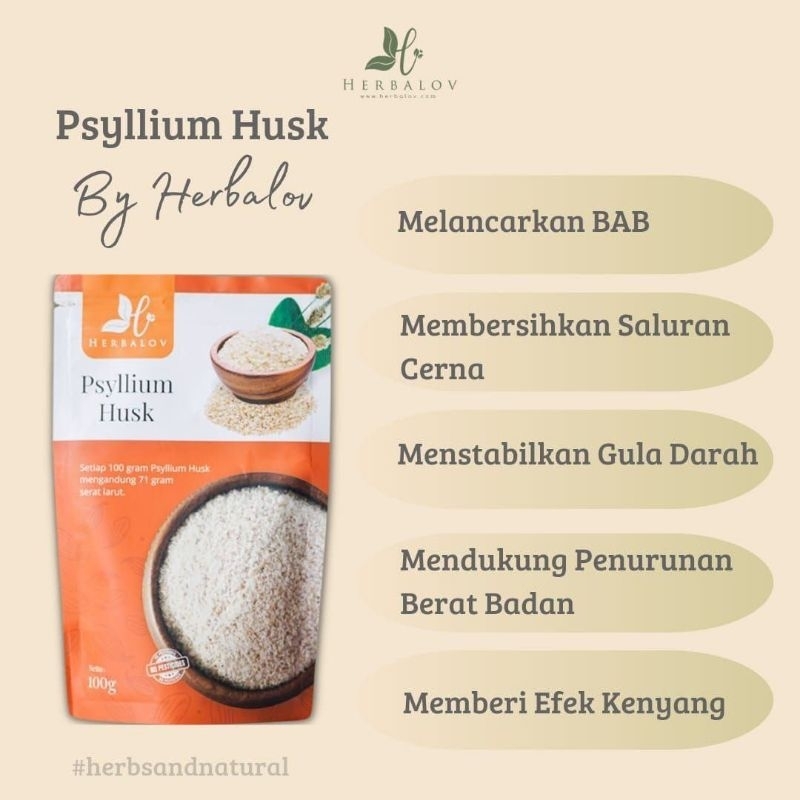 

Psyllium Husk by Herbalov sukoharjo